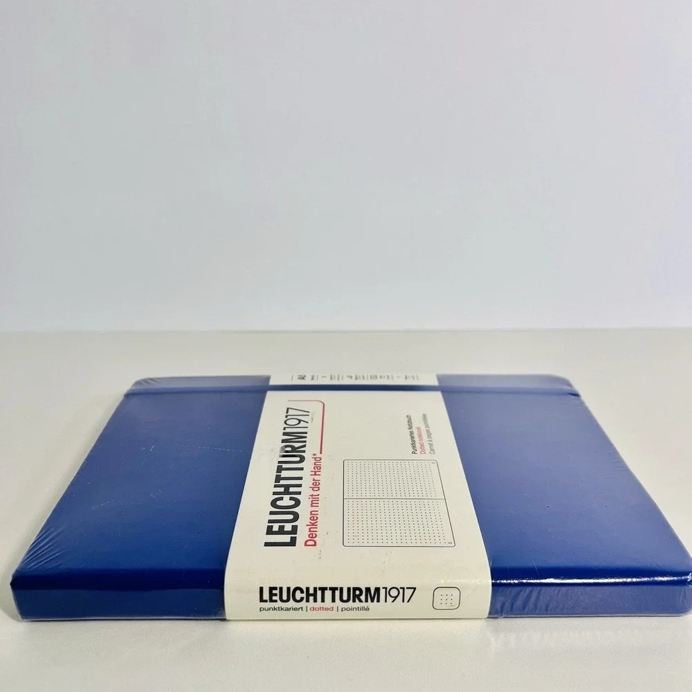 Leuchtturm 1917 Hardcover Dot Grid Notebook - Blue - A5 Medium - NEW SEALED